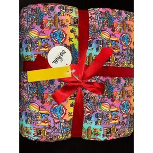 Feral at the Circus Quilted Bamboo Blanket 60x80 NIB